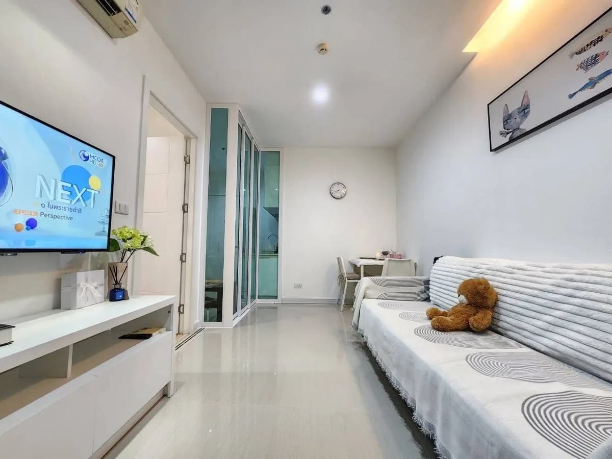 TC Green Rama 9 ห้องสวยพร้อมอยู่ 1 ห้องนอน ใกล้ MRT พระราม 9 รูปที่ 4