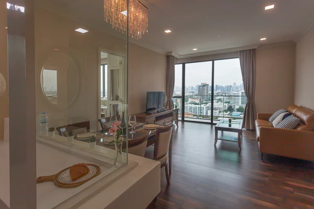 ขายคอนโด The Room Sukhumvit 62 ห้องมุม 2 ห้องนอน ติด BTS ปุณณวิถี วิวสวย