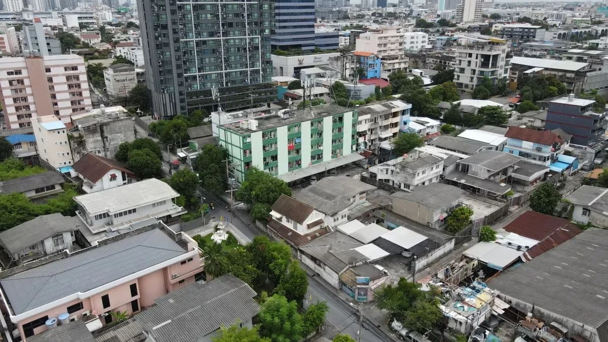 ขาย46.5/ให้เช่า50,000 ที่ดินพร้อมสิ่งปลูกสร้าง 1 งาน 55 ตร.ว. ใกล้ MRT สุทธิสาร รัชดาภิเษก ดินแดง รูปที่ 6