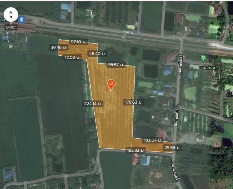 ขายที่ดิน 19 ไร่ ผังสีส้ม EEC ฉะเชิงเทรา เหมาะสร้างหมู่บ้านจัดสรร ใกล้กรุงเทพ 40 นาที