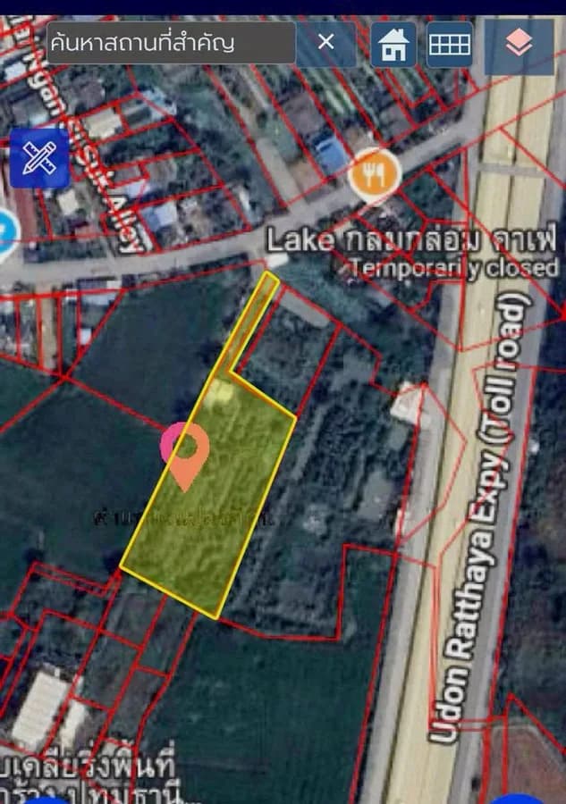 ขายที่ดินปทุมธานี 4 ไร่ ผังชมพู ใกล้ทางด่วนอุดรรัถยา บางพูด เหมาะสร้างบ้าน โกดัง รูปที่ 3