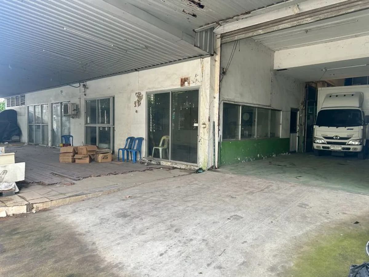 ที่ดินพร้อมโรงงาน พระราม 2 ตรงข้าม Boonthavorn พร้อมใช้งาน รถบรรทุกเข้าออกสะดวก รูปที่ 2