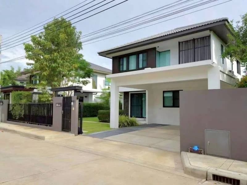ให้เช่าบ้านเดี่ยว มัณฑนา บางนา กม.7 ใกล้เมกะบางนา 4ห้องนอน เฟอร์นิเจอร์ครบ