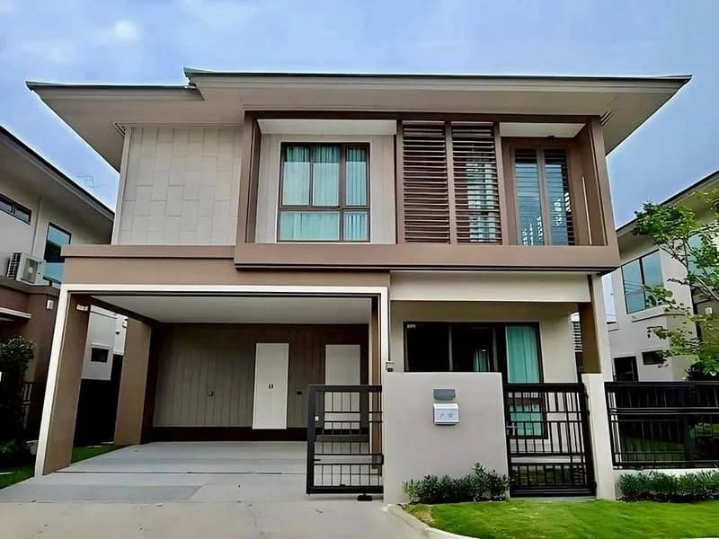 ให้เช่าบ้านเดี่ยว 2 ชั้น บุราสิริ กรุงเทพกรีฑา หัวหมาก 4 ห้องนอน ใกล้ไบรท์ตัน คอลเลจ