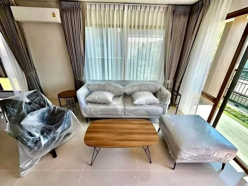 ให้เช่าบ้านเดี่ยว 2 ชั้น บุราสิริ กรุงเทพกรีฑา หัวหมาก 4 ห้องนอน ใกล้ไบรท์ตัน คอลเลจ รูปที่ 2