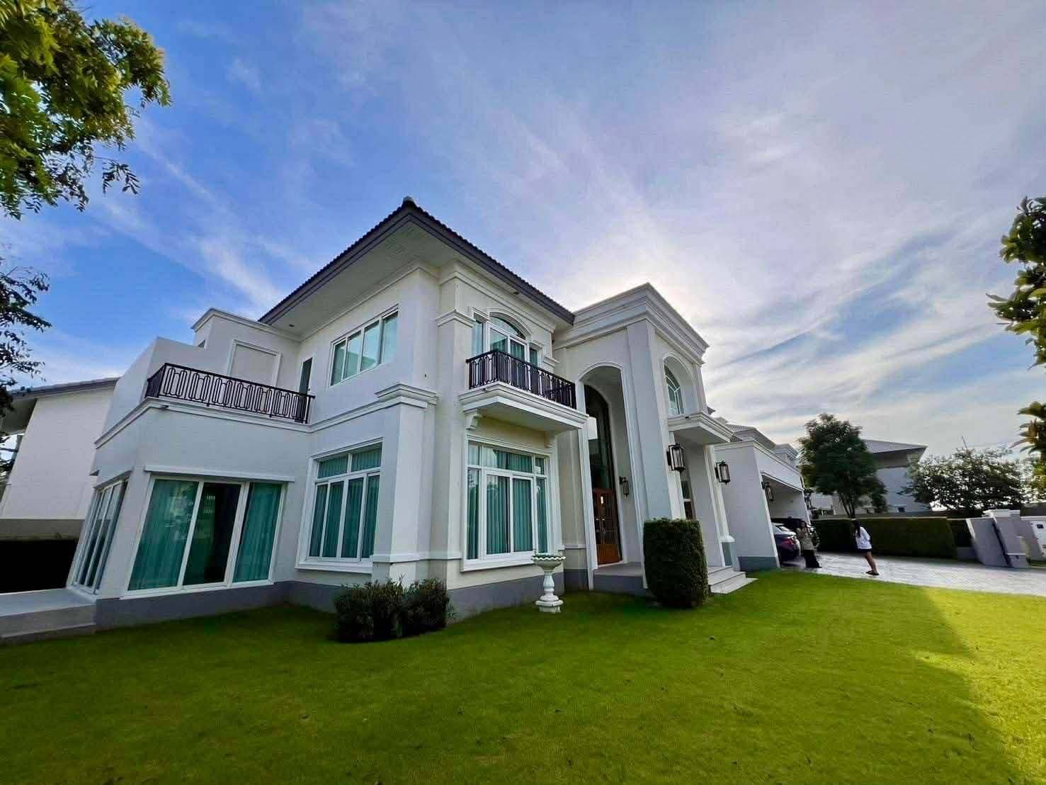 ขายบ้านเดี่ยวหรู 2 ชั้น พฤกษ์ภิรมย์ ราชพฤกษ์ ปทุมธานี 188.8 ตร.วา