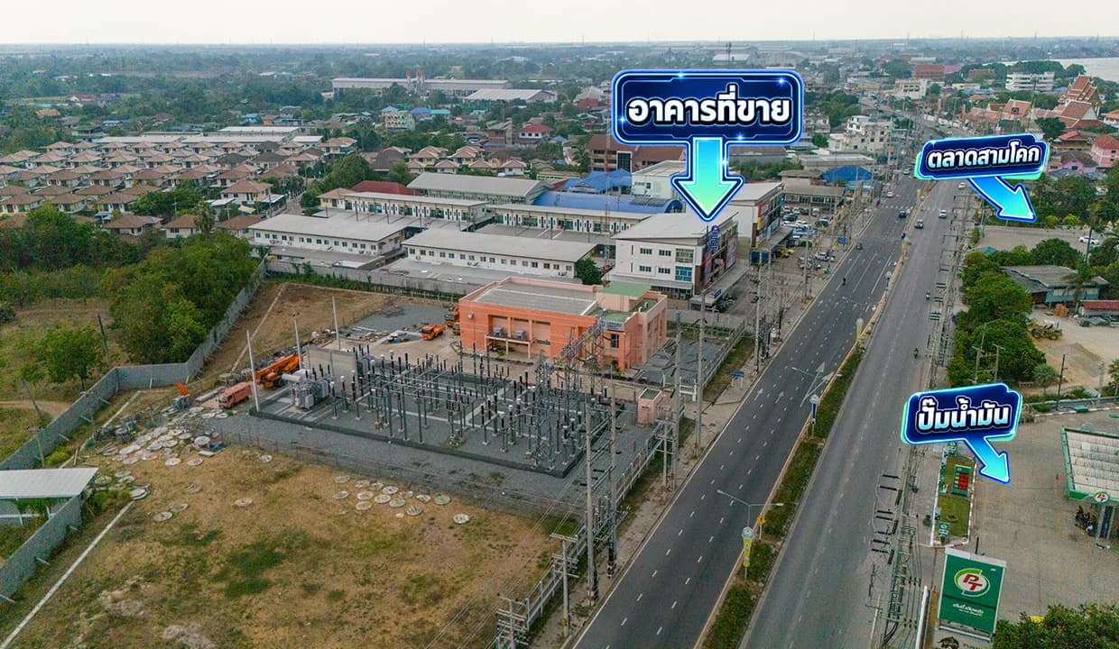 ขายอาคารพาณิชย์ 4 ชั้น สามโคก ปทุมธานี ตรงข้ามตลาด ทำเลค้าขาย รูปที่ 6